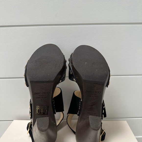 Jimmy Choo Suede Leather Ultimate Platform Sandal - Picture 6 of 6